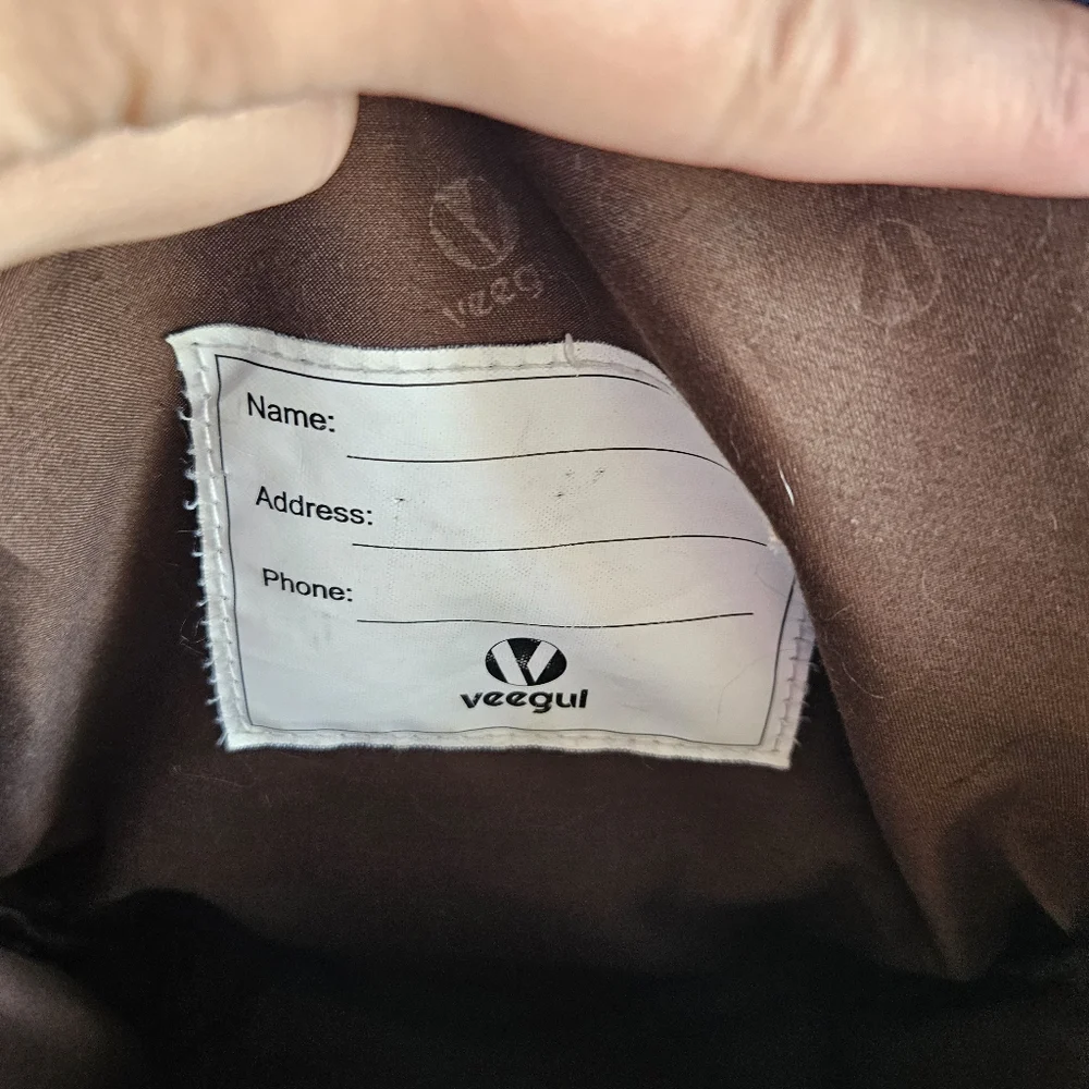Veegul‎ Multipurpose Single Pocket Canvas And Leather Blue Backpack